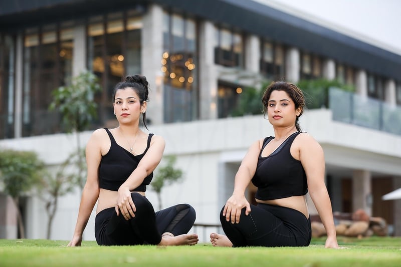 Yoga Outdoor Silhouette Sport
